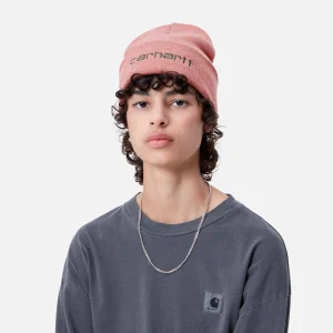 Carhartt WIP Accessoires | Accessoires>Script Beanie Dusty Rose / Sycamore Tree