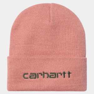 Carhartt WIP Accessoires | Accessoires>Script Beanie Dusty Rose / Sycamore Tree