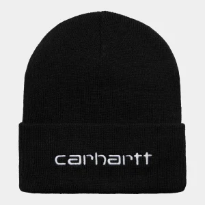 Carhartt WIP Accessoires | Accessoires>Script Beanie Black / White