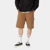 Carhartt WIP Shorts & Badehosen>Single Knee Short Hamilton Brown