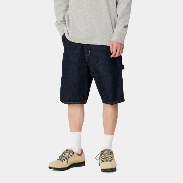 Carhartt WIP Denim | Shorts & Badehosen>Single Knee Short Blue