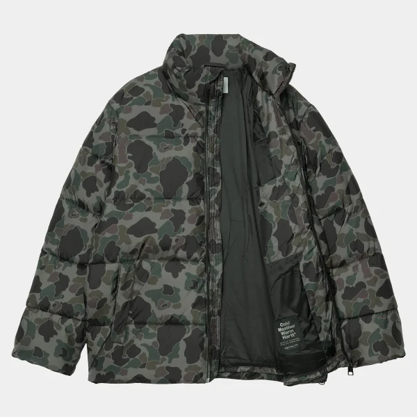 Carhartt WIP Jacken & Mäntel>Springfield Jacket Camo Duck, Grey / Hamilton Brown