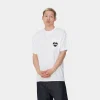 Carhartt WIP T-Shirts & Polos>S/S Amour Pocket T-Shirt White / Black