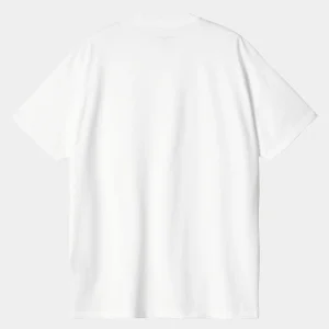 Carhartt WIP T-Shirts & Polos>S/S Amour Pocket T-Shirt White / Black