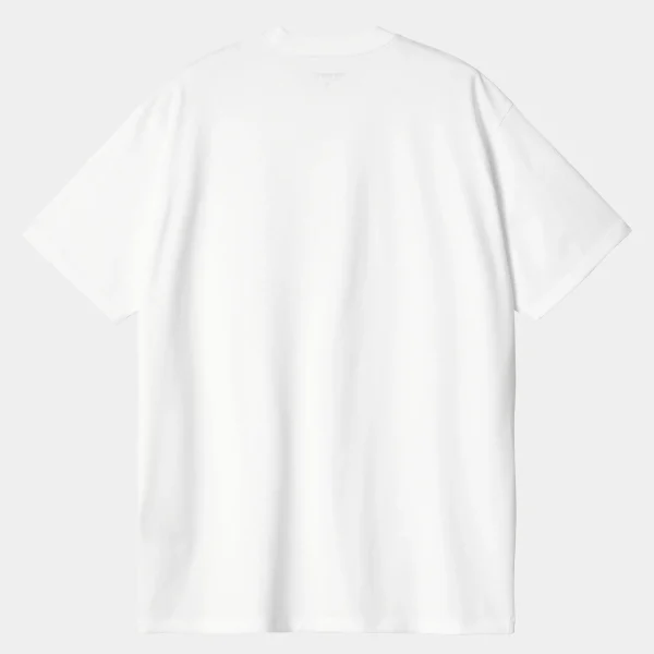 Carhartt WIP T-Shirts & Polos>S/S Amour Pocket T-Shirt White / Black