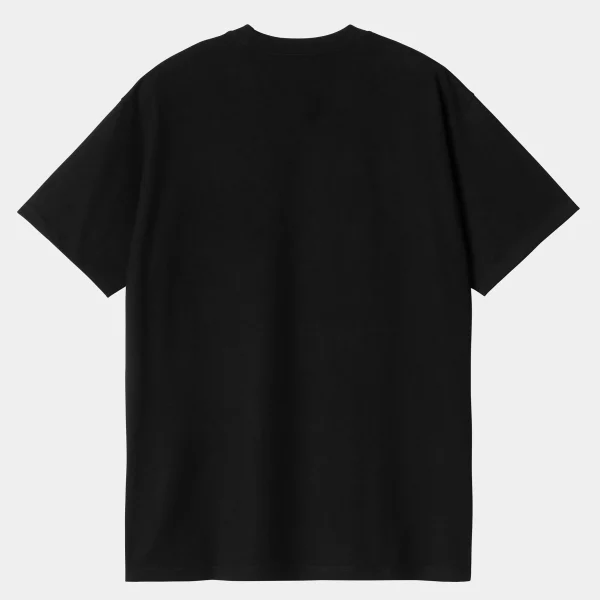 Carhartt WIP T-Shirts & Polos>S/S Amour Pocket T-Shirt Black / White