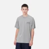 Carhartt WIP T-Shirts & Polos>S/S Archivo T-Shirt Grey Heather