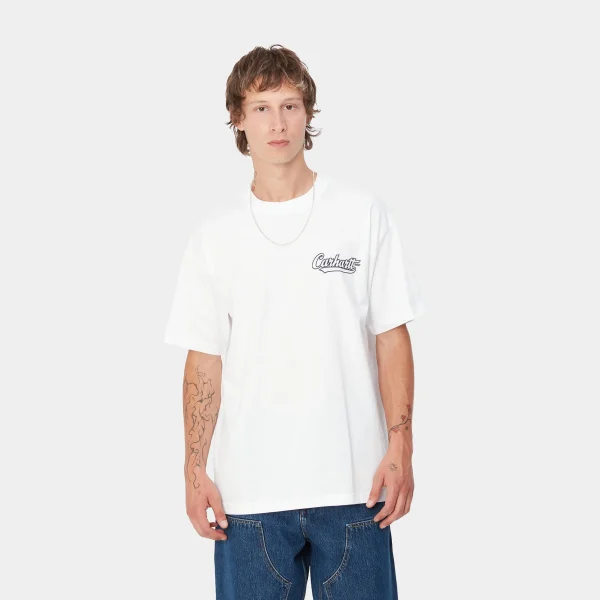 Carhartt WIP T-Shirts & Polos>S/S Archivo T-Shirt White