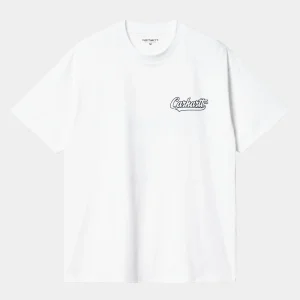 Carhartt WIP T-Shirts & Polos>S/S Archivo T-Shirt White