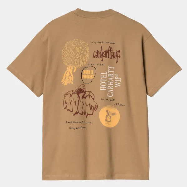 Carhartt WIP T-Shirts & Polos>S/S Archivo T-Shirt Peanut