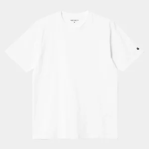 Carhartt WIP T-Shirts & Polos>S/S Base T-Shirt White / Black