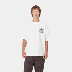 Carhartt WIP T-Shirts & Polos>S/S Body Of Work T-Shirt White / Black