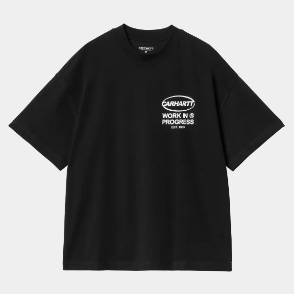 Carhartt WIP T-Shirts & Polos>S/S Body Of Work T-Shirt Black / White