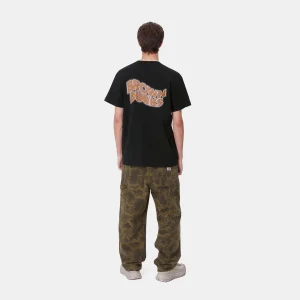 Carhartt WIP T-Shirts & Polos>S/S Brown Ducks T-Shirt Black