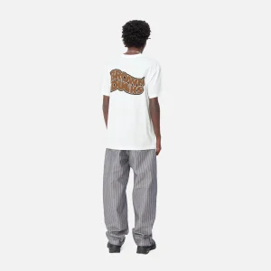 Carhartt WIP T-Shirts & Polos>S/S Brown Ducks T-Shirt White