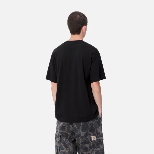 Carhartt WIP T-Shirts & Polos>S/S Brush WIP T-Shirt Black