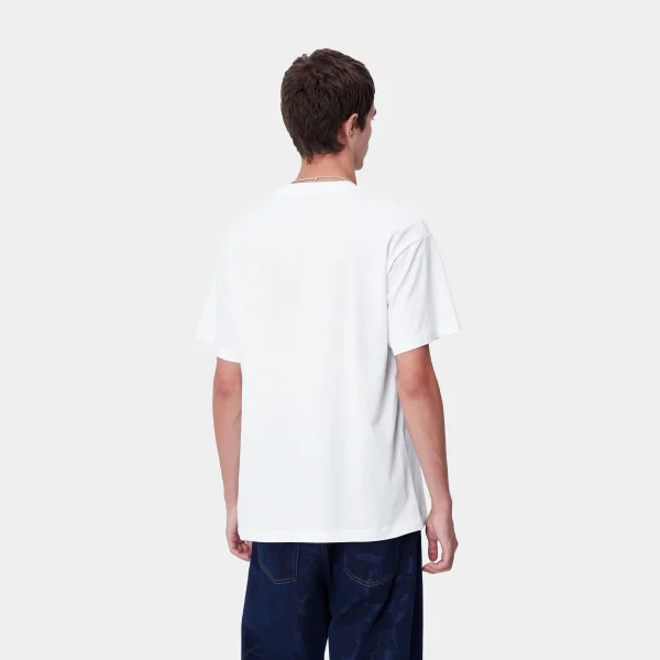 Carhartt WIP T-Shirts & Polos>S/S Brush WIP T-Shirt White