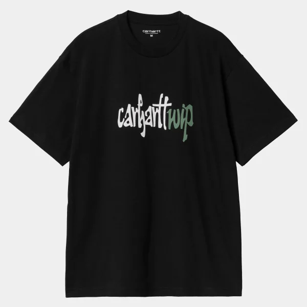 Carhartt WIP T-Shirts & Polos>S/S Brush WIP T-Shirt Black