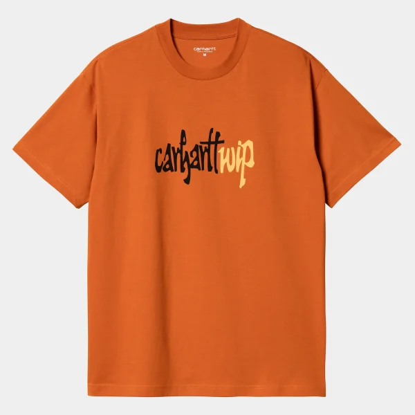 Carhartt WIP T-Shirts & Polos>S/S Brush WIP T-Shirt Turmeric