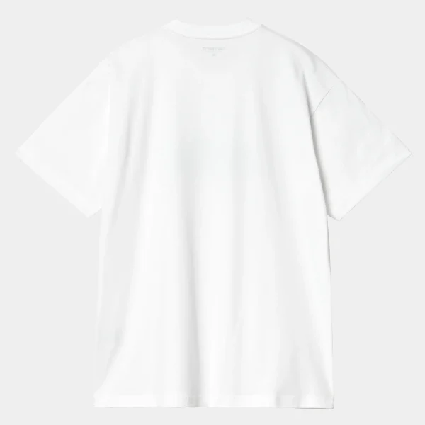 Carhartt WIP T-Shirts & Polos>S/S Brush WIP T-Shirt White