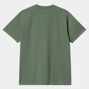 Carhartt WIP T-Shirts & Polos>S/S Chase T-Shirt Duck Green / Gold