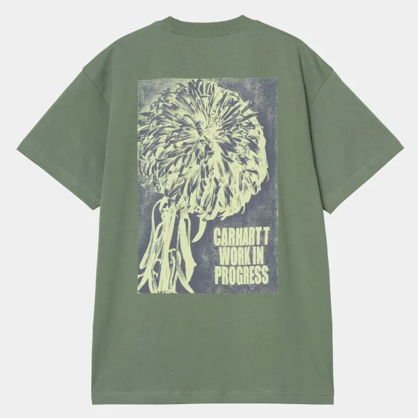 Carhartt WIP T-Shirts & Polos>S/S Chrysanthemum T-Shirt Duck Green