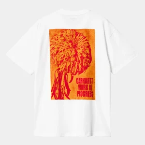 Carhartt WIP T-Shirts & Polos>S/S Chrysanthemum T-Shirt White