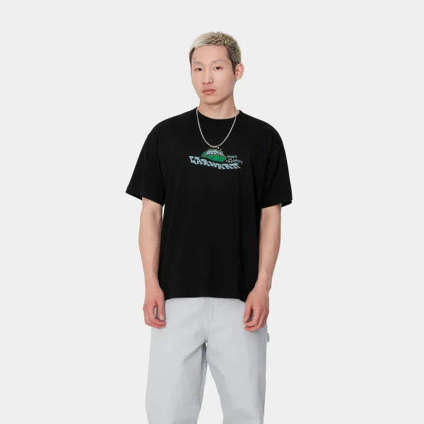 Carhartt WIP T-Shirts & Polos>S/S Clam T-Shirt Black