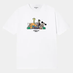 Carhartt WIP T-Shirts & Polos>S/S Coffee T-Shirt F24 White