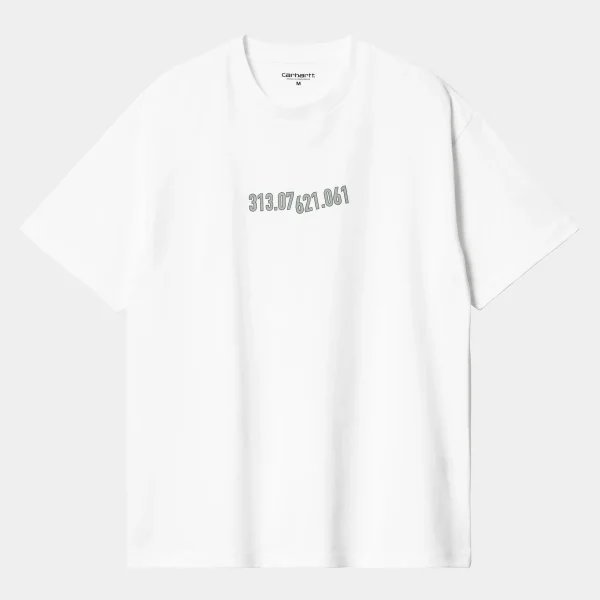 Carhartt WIP T-Shirts & Polos>S/S Coordinate 01 T-Shirt White