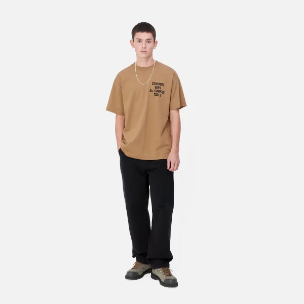 Carhartt WIP T-Shirts & Polos>S/S Cross Screw T-Shirt Peanut