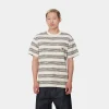 Carhartt WIP T-Shirts & Polos>S/S Dodson Pocket T-Shirt Dodson Stripe Horizontal, Natural