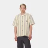 Carhartt WIP Hemden>S/S Dodson Shirt Dodson Stripe, Natural