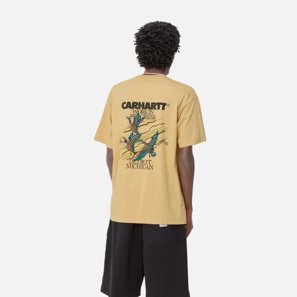 Carhartt WIP T-Shirts & Polos>S/S Ducks T-Shirt Bourbon