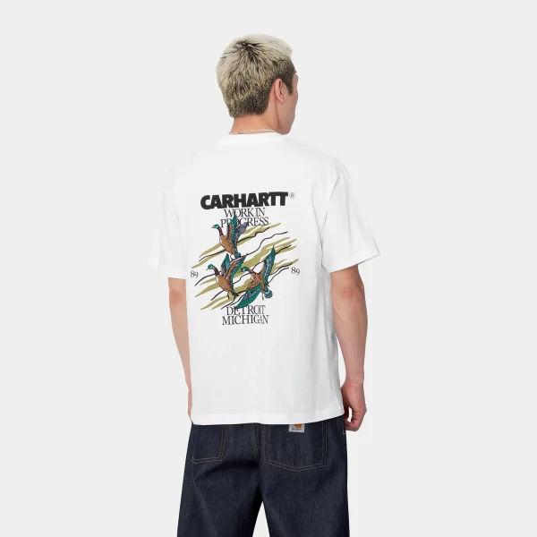 Carhartt WIP T-Shirts & Polos>S/S Ducks T-Shirt White