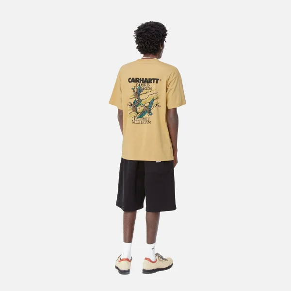 Carhartt WIP T-Shirts & Polos>S/S Ducks T-Shirt Bourbon