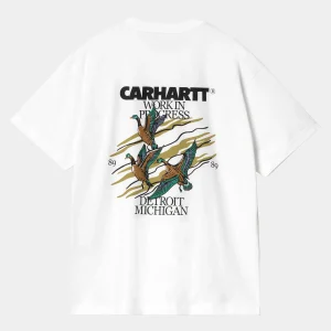 Carhartt WIP T-Shirts & Polos>S/S Ducks T-Shirt White