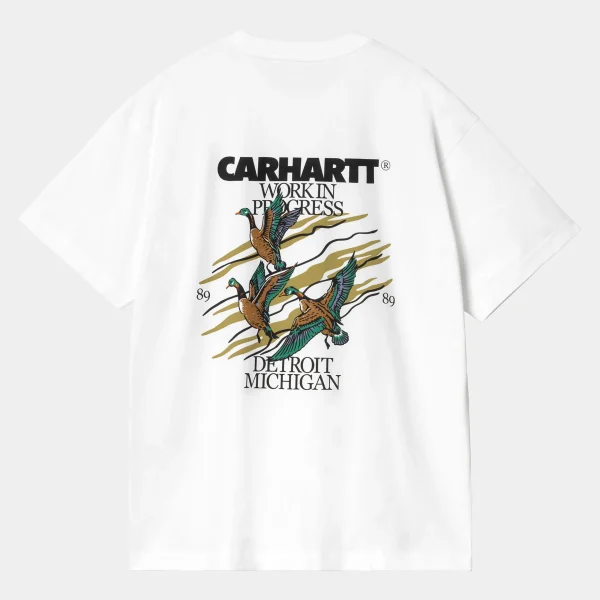 Carhartt WIP T-Shirts & Polos>S/S Ducks T-Shirt White