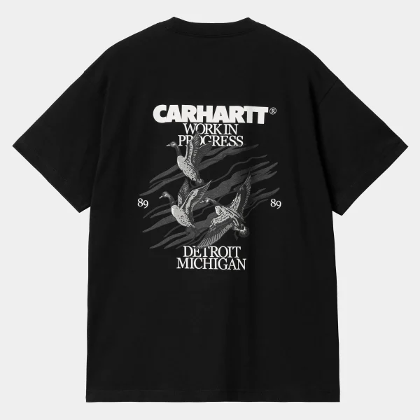 Carhartt WIP T-Shirts & Polos>S/S Ducks T-Shirt Black