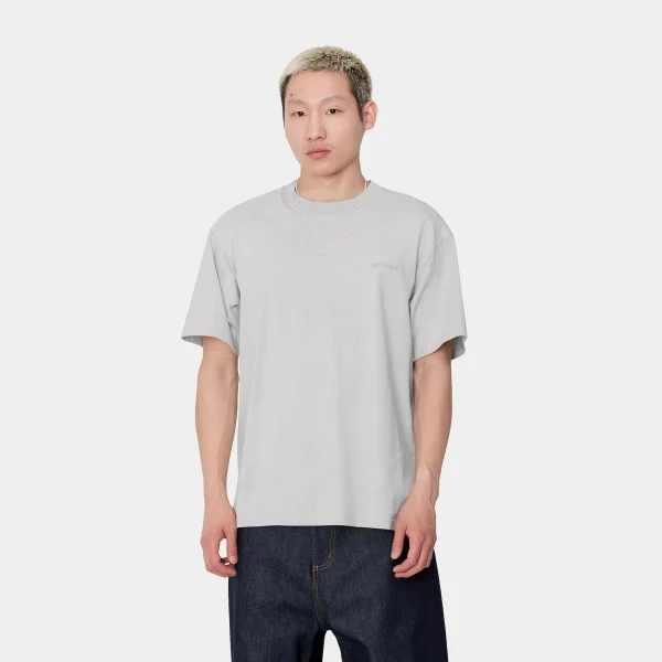 Carhartt WIP T-Shirts & Polos>S/S Duster Script T-Shirt Basalt