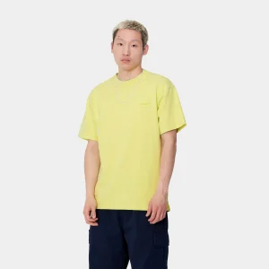 Carhartt WIP T-Shirts & Polos>S/S Duster Script T-Shirt Arctic Lime