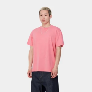 Carhartt WIP T-Shirts & Polos>S/S Duster Script T-Shirt Charm Pink