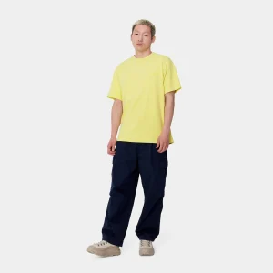 Carhartt WIP T-Shirts & Polos>S/S Duster Script T-Shirt Arctic Lime