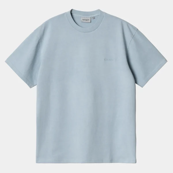 Carhartt WIP T-Shirts & Polos>S/S Duster Script T-Shirt Misty Sky