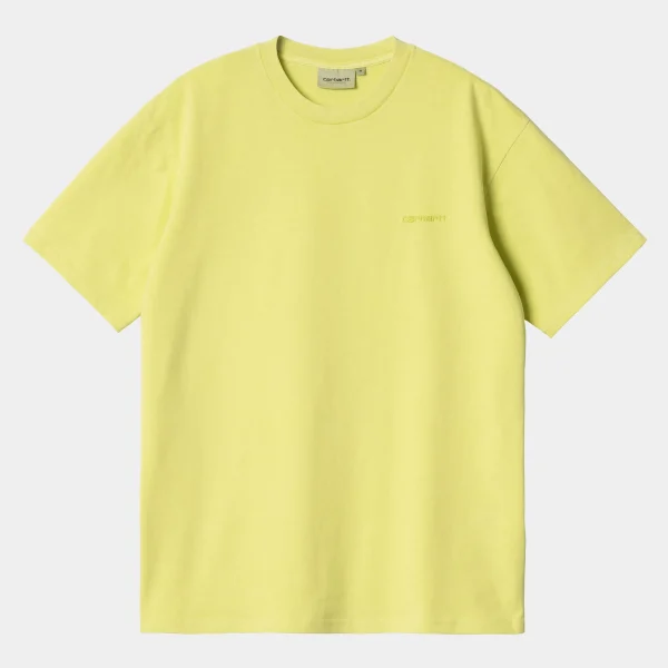 Carhartt WIP T-Shirts & Polos>S/S Duster Script T-Shirt Arctic Lime