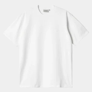 Carhartt WIP T-Shirts & Polos>S/S Duster Script T-Shirt White