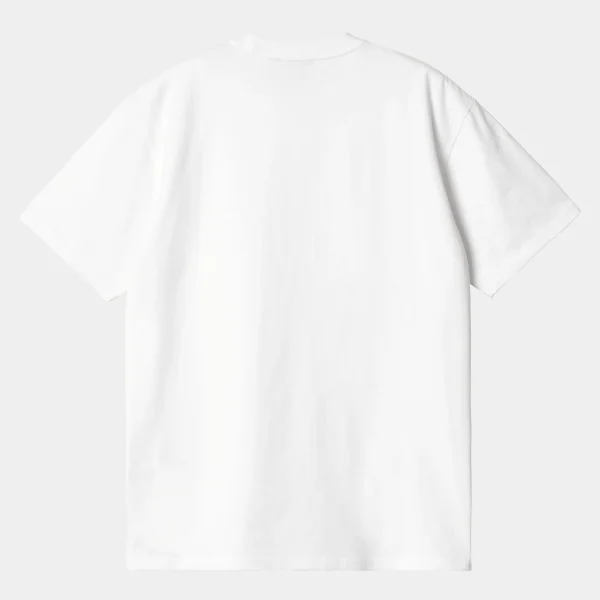 Carhartt WIP T-Shirts & Polos>S/S Duster Script T-Shirt White