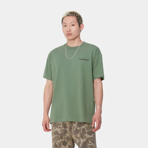 Carhartt WIP T-Shirts & Polos>S/S Fold Duck T-Shirt Duck Green