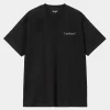 Carhartt WIP T-Shirts & Polos>S/S Fold Duck T-Shirt Black