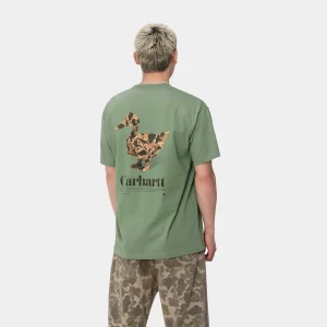 Carhartt WIP T-Shirts & Polos>S/S Fold Duck T-Shirt Duck Green